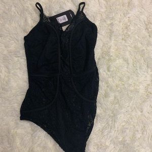 Black Lace Bodysuit | ON HOLD